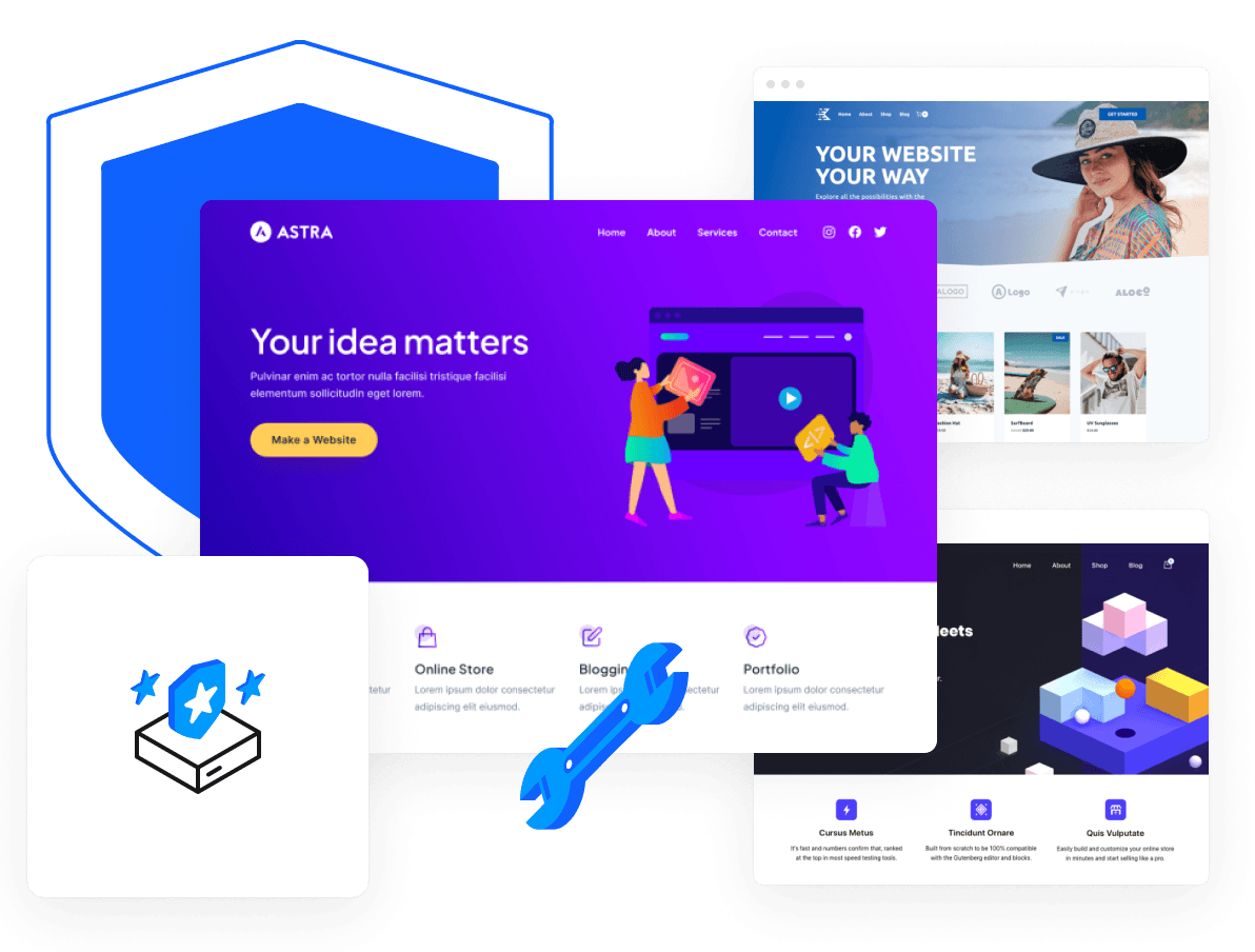 Domains + Cloud Hosting + Pro Email + More - Professional security features for your website